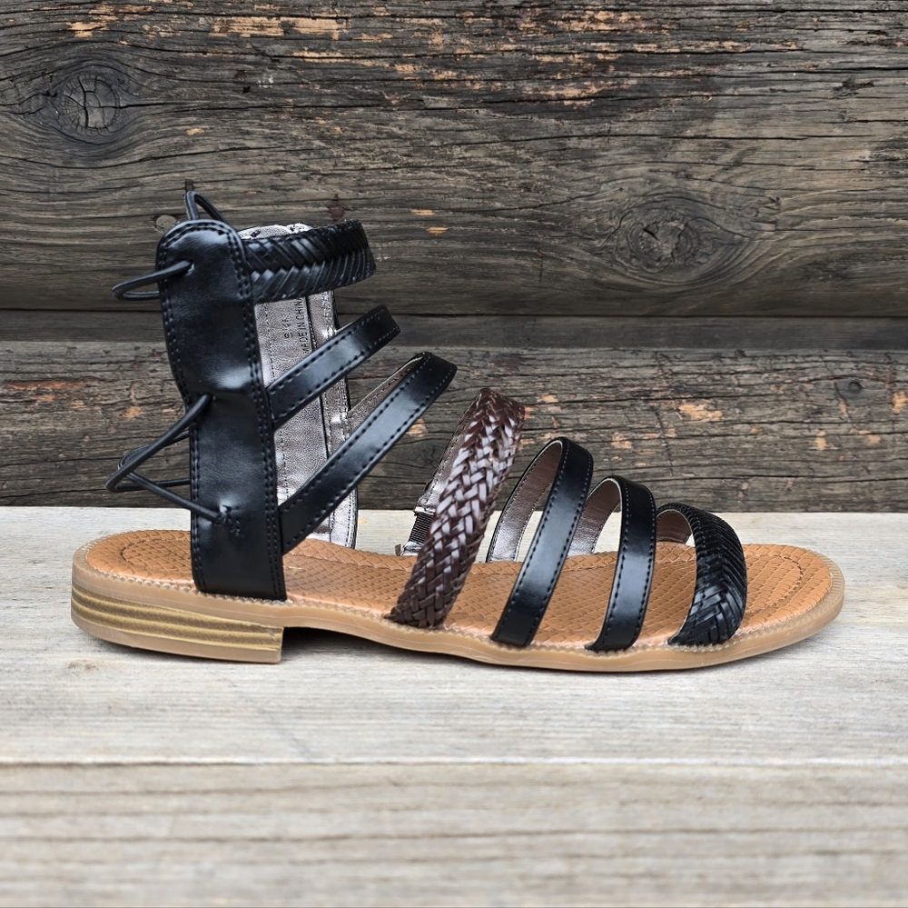Nine West Xema Y2K Coastal Boho Revival Gladiator Strappy Sandals 6.5M